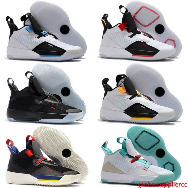 

новое прибытие jumpman xxxiii 33 обуви мужской баскетбольной для 33s качества дешевых высокого multicolors черных желтых ретро кроссовки раз