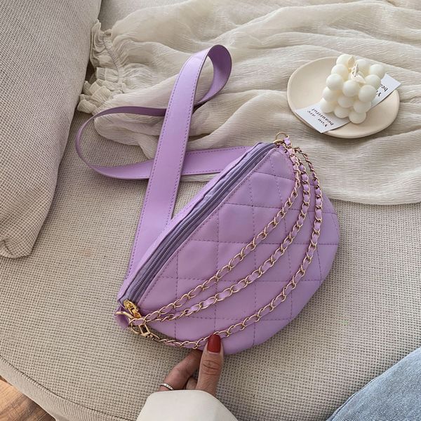 

special shoulder belt design small pu leather crossbody bags for women 2020 summer shoulder handbags female belt bag