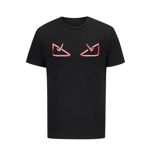 

20ss famous mens t shirt polos men women couples casual short sleeve mens round neck stylist tees 2 colors, Gray