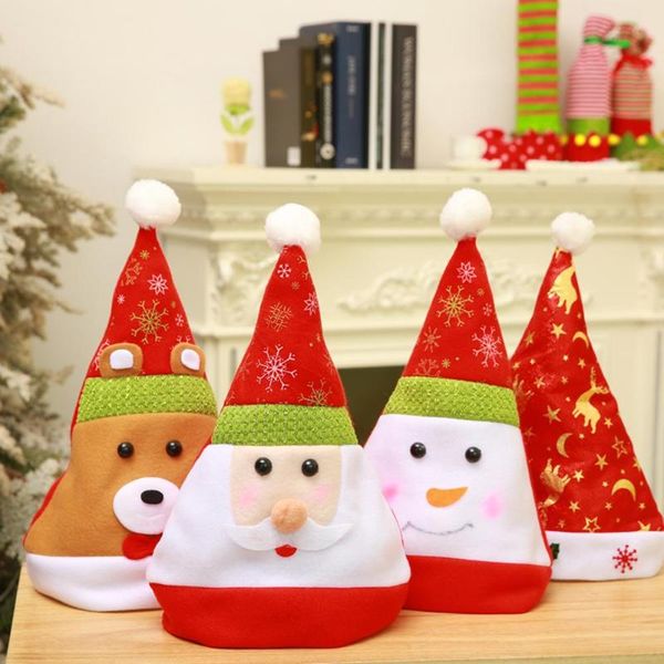 

christmas hat santa hat kids festival cap women men boys girls cap for christmas party props decoration