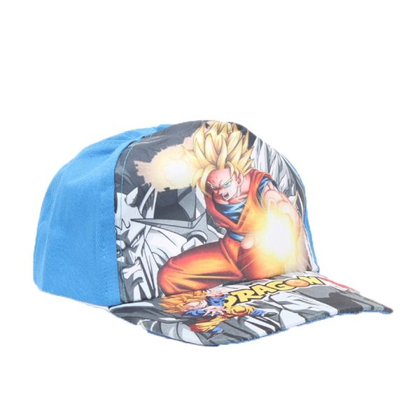 

мода мужчины boy бейсболка сон гоку vegetto регулируемая hip-hop dragon ball z snapback hat супер саян для детей, Blue;gray