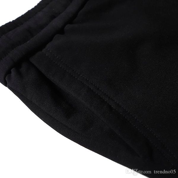 

с логотипом ретро итальянский дизайнер случайные брюки хлопок диких спортивные мужские брюки классические моды стрейч высокого класса качест, Black