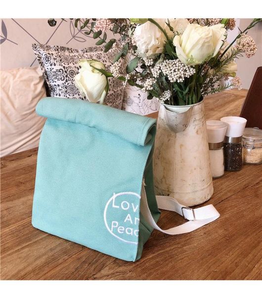 

nadmone 2019 new fashion simple japanese shoulder bags canvas messenger girl shopping red single letter xkcd-001