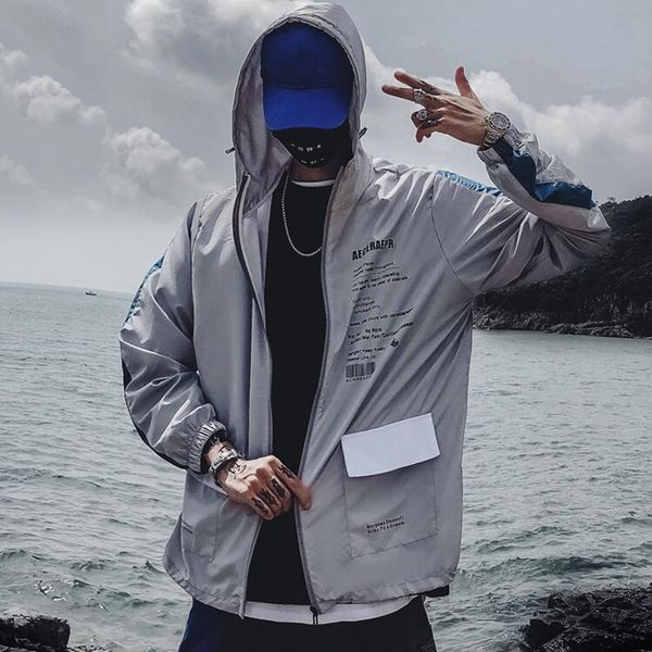 

куртки с капюшоном мужчины новый цвет блока harajuku куртка мода спортивный костюм пальто мужчины хип-хоп уличная одежда лето modis куртка в, Black;brown