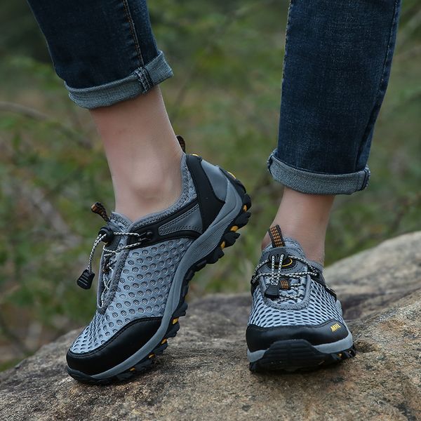 

men's hiking shoes women waterproof mountain hiking shoes wearable climbing hunting boots trail trekking sneakers