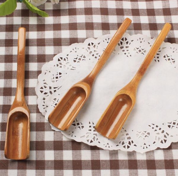 Ahşap Bambu Çay Kaşığı Kahve Çay Pişirme Gereçler Uzunluğu 18 cm Çay Scoop Ev Aksesuarları Aracı Ücretsiz Kargo SN2503