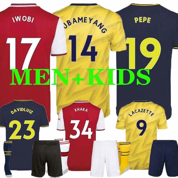 

никола 19 20 арсен человек и дети футбол джерси ceballos henry футбол рубашка 2019 2020 camiseta де майо futbol де лапка генри, Black;yellow