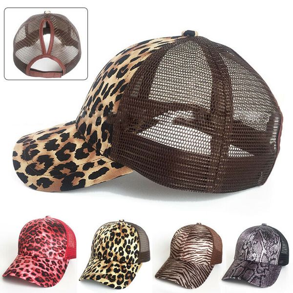 

hirigin summer fashion casual glitter adjustable mesh trucker ponytail baseball cap for women girls hat, Blue;gray