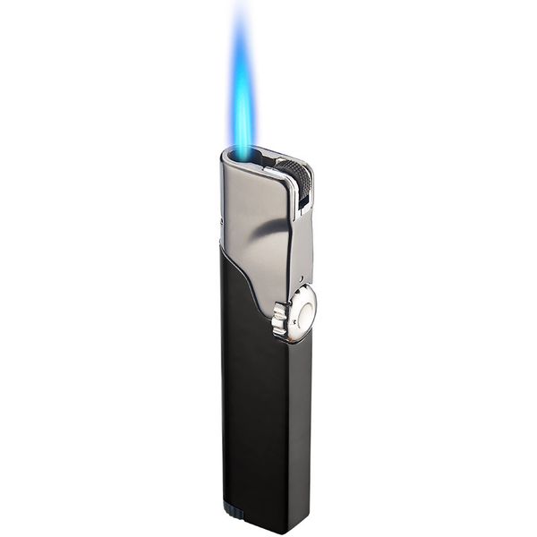 Torch Lighter Mudar rebolo Rotary direto personalizados Criativos de metal à prova de vento Isqueiro Acessórios fumar