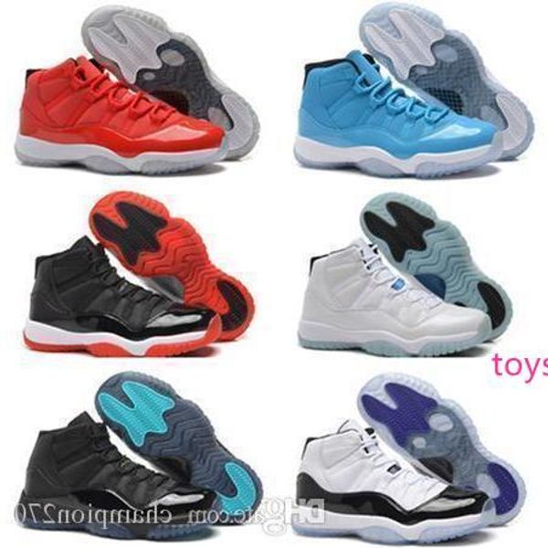 

11 new 2019 men basketball shoes 11s bred concord platinum tint space jam gamma blue designer sneakers xi men women sport shoes 5-13