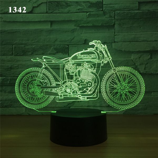 

3d night light extremity motorcycle model led nightlight desk table lamp children birthday new year christmas boy gift lamparas
