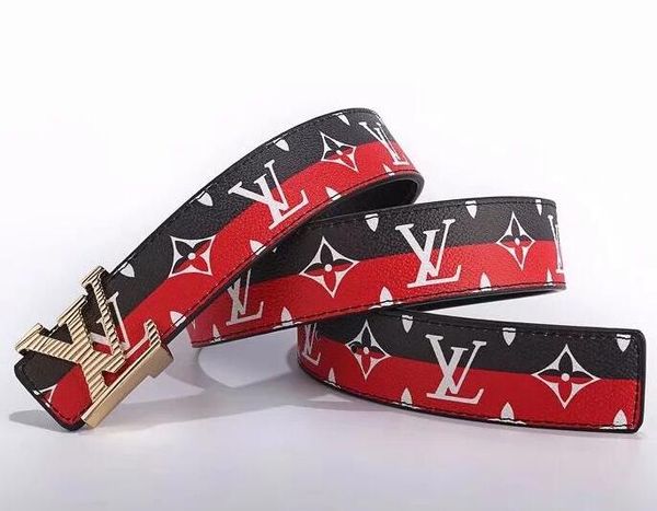 

2019 new men's and women's fashion classic smooth button casual belt leather jeans essential belt order ing, Black;brown