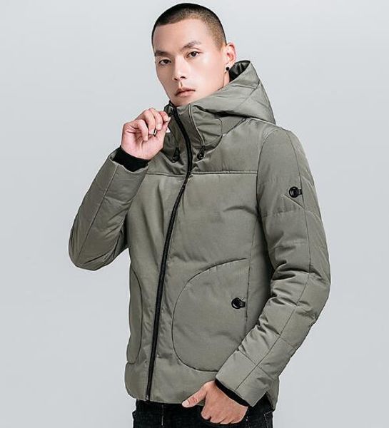 

сплошной цвет роскошные мужские куртки зимние дизайнерские пальто с длинным рукавом с капюшоном trend верхняя одежда толстая молодежная одеж, Black;brown