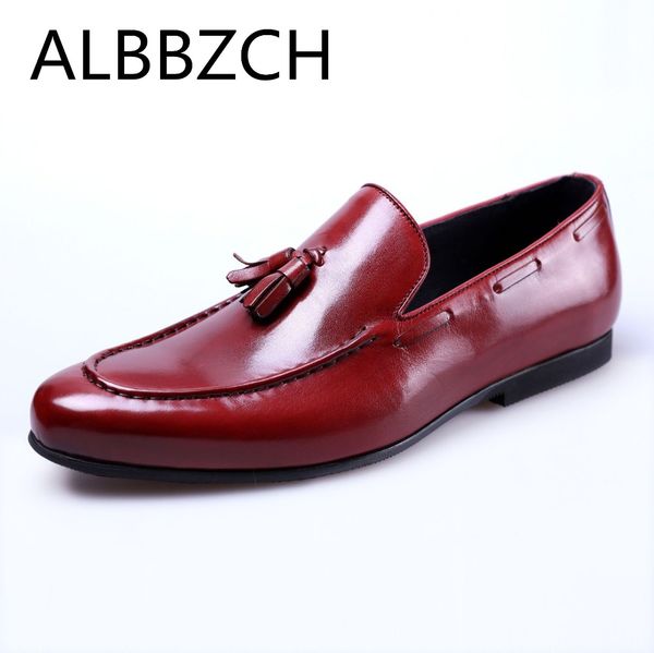 Tassel Oxford Men Shoes Fashion Wedding Dress Shoes Male Men S