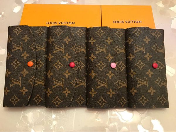 

2019 wholesale red bottoms women long wallet multicolor designer coin purse card holder with original box women classic zipper pocket, Red;black