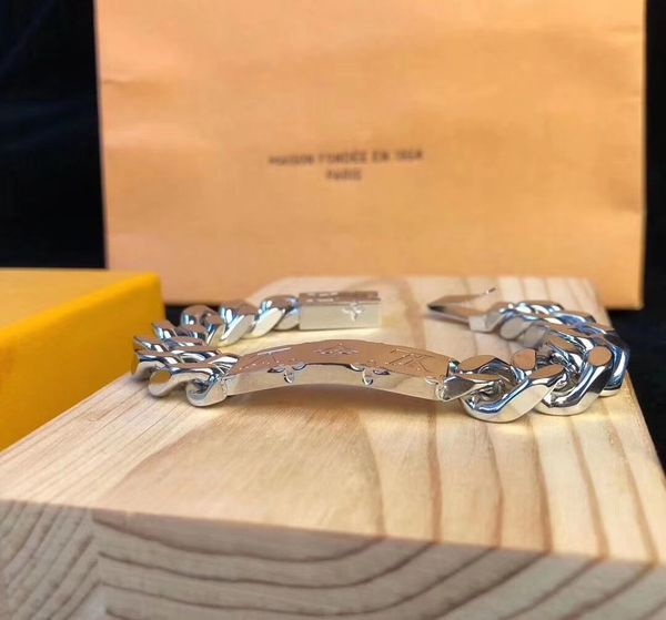 

2019 новая мода ювелирные изделия браслеты из нержавеющей стали браслеты pulseiras сплав браслеты для женщин подарок с коробкой 6 цветов, Golden;silver