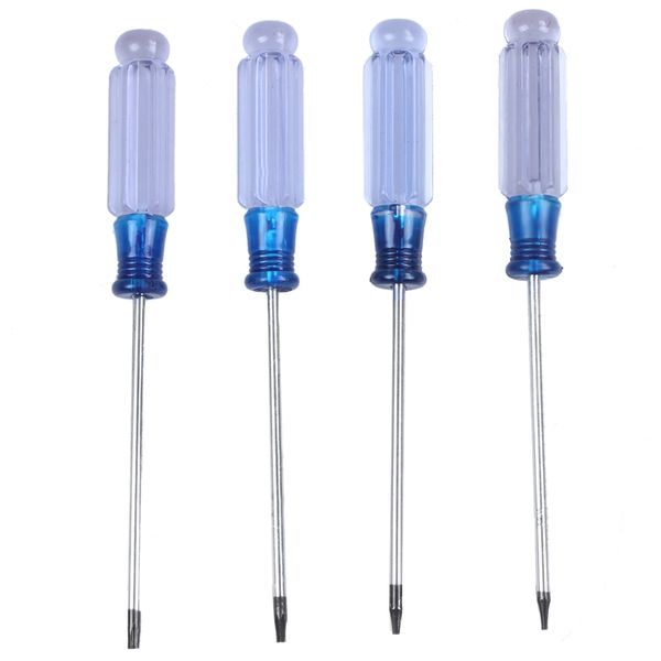 

new-clear blue grips t5 t6 t8 t10 torx screwdriver bit 4 pcs