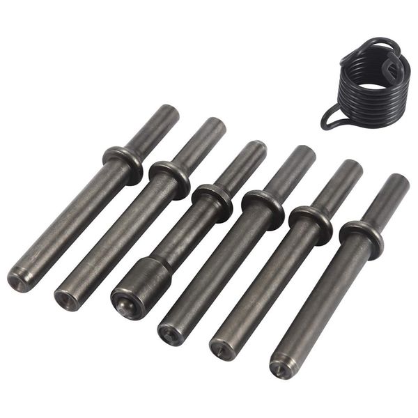 

6 pcs heavy duty smoothing pneumatic air hammer pneumatic chisel bits tools kit