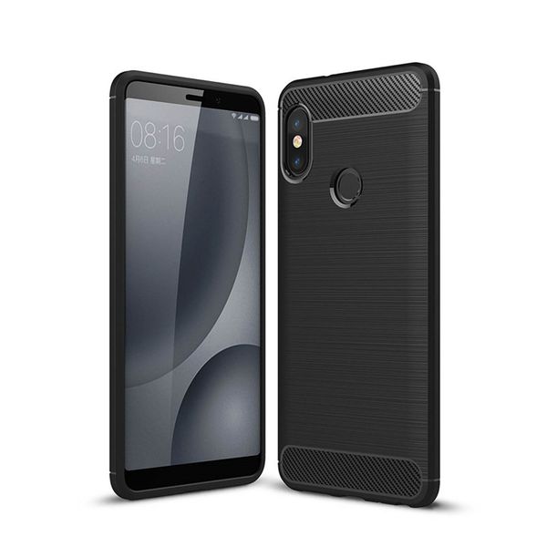 

чехол для redmi note 5 / note 5 pro из углеродного волокна тпу материал для рисования