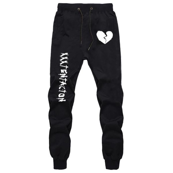 

herbst harajuku jogginghose fr mnner xxxtentacion друк хосен подросток jungen мода jogger тренировки хосен baumwolle lange, Black
