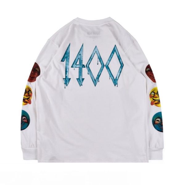 

mens designer t shirts fashion brand grimace printing trippie redd 1400 life a trip limited merch casual shirts crew neck cotton, White;black