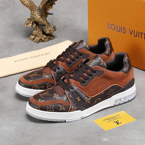 Breathable Men Shoes Luxury With Box High Quality Fashion Men