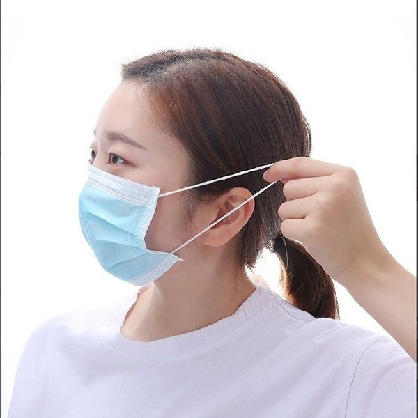 

disposable face masks disposable 3 layers proof mask facial protective cover masks set anti-dust mask man woman kids