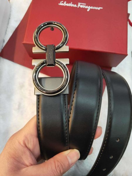 

Men and Women Fashion Belts Genuine Leather Luxury Belt Brand Waist Belts Gold Silver Black buckle