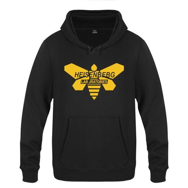 

breaking bad heisenberg sweatshirts men 2020 mens hooded fleece pullover hoodies, Black
