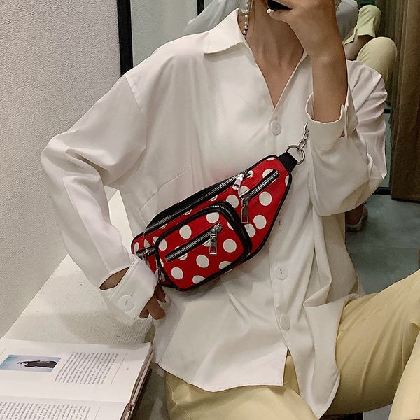 

jiulin chest bag girl tide ins waist bag street single shoulder slant point 2019 lovely japanese fashion girl
