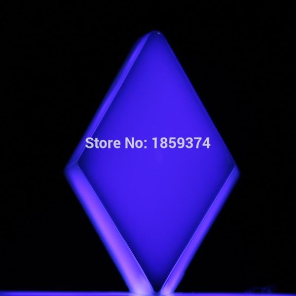 

8.7x7.6cm car led light emblem for mitsubishi asx lancer outlander l200 mirage cuv shogun galant colt