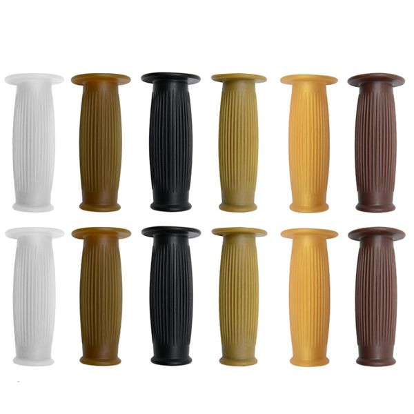 

vintage 7/8" 22mm motorcycle hand grips retro motorbike handle rubber bar gel grip for cafe racer motorbike handlebar