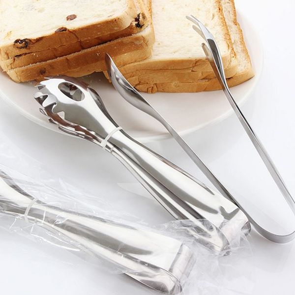 

stainless steel food clip spoon fork tongs salad clip party pastry buffet pliers kitchen accessories other kitchen dining bar