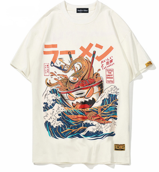 

2019 новый aelfric eden японский мультфильм 3d печати футболки с коротким рукавом streetwear мода повседневная мужчины хип-хоп футболка ретр, White;black