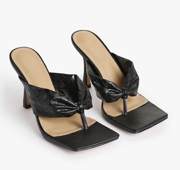 

women summer plus size sandals mid thin heels shoes woman pu leather ladies slipper sandalias mujer sapato feminino n134, Black