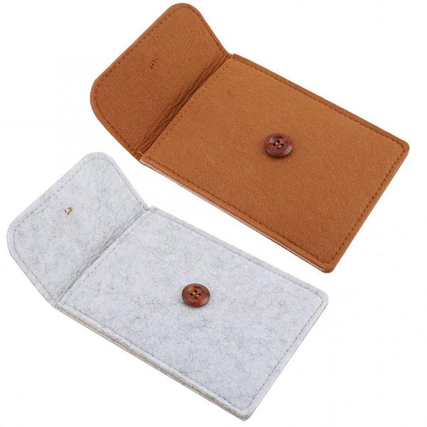 

multi-funtion wool felt wallet bag card pocket smart phone pouch storage bag
