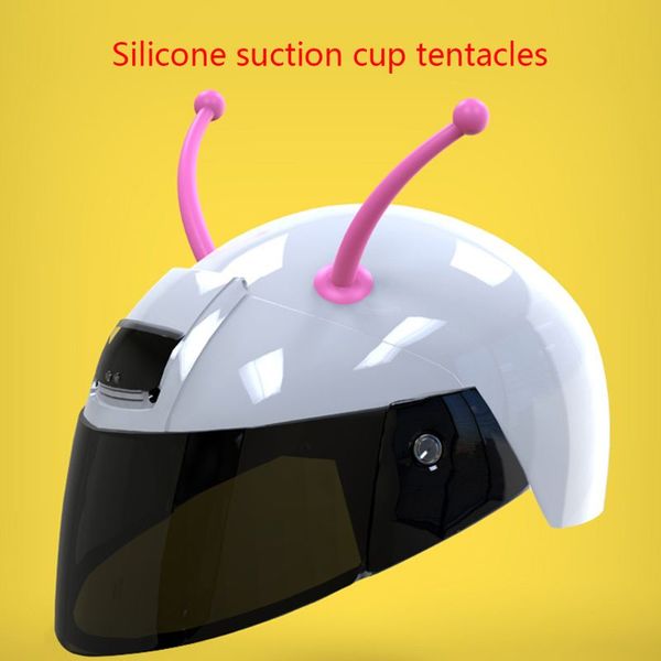 

motorcycle helmet horn soft motorbike helmet horns sucker personal horn decoration headwear sucker motor accessories