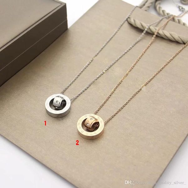 

fahmi classic necklace gold silver couple sweet necklace party wedding birthday gifts recommended necklace wholesale