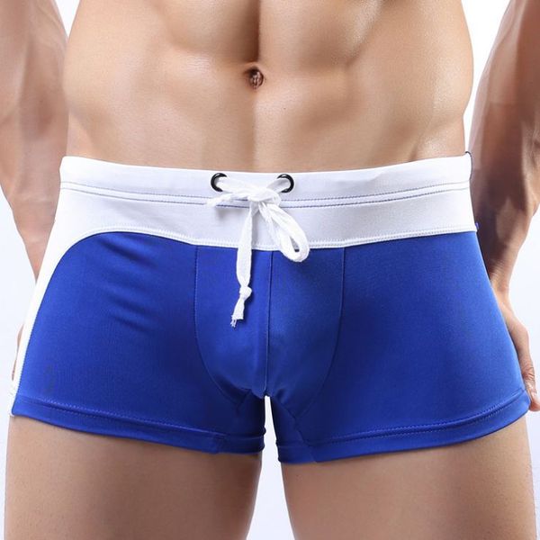 Machos de verão Natação Trunks Mens Sexy Quick Seco Swimming Trunks Design Creative Boxer Briefs Maillot de Bain Banhing Terno Venda Quente