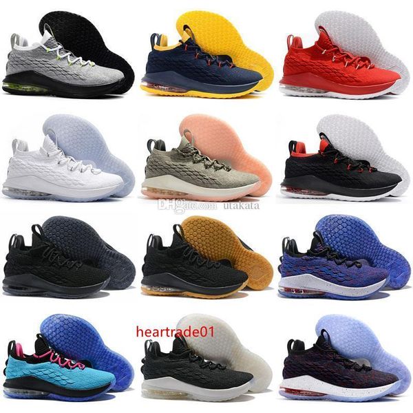 

boxwith sale xv 15 low star wolf grey pink home mens basketball sports shoes 15s zapatilla training sneakers 40-46