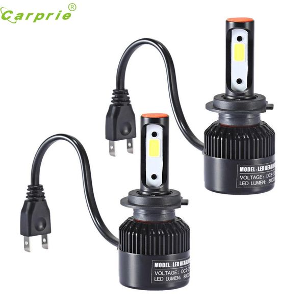 

new arrival h7 led headlight conversion kit car beam bulb driving lamp 6000k mr22