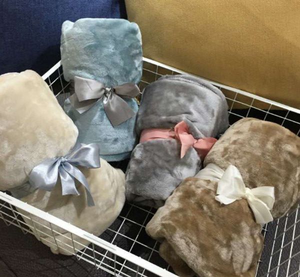 

2019 latest 70*100cm, 20 style original single blanket thickening mesh flannel office children's towel blanket knee blanket car carpet