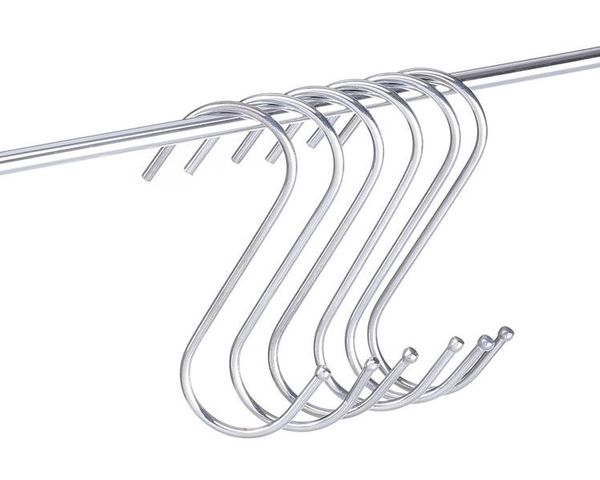 7,5 cm S hängender Kleiderbügel-Rack-Halter Edelstahl-Hakenhaken SN3269