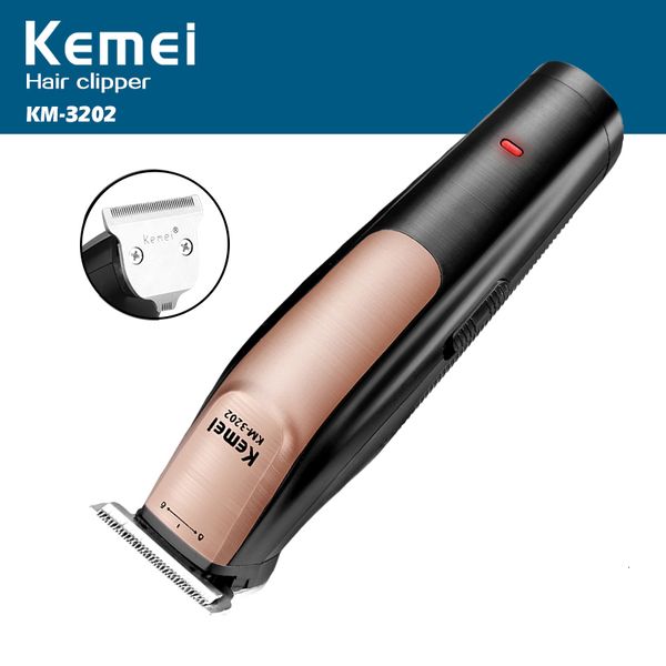 Kemei 0mm Bareheaded Trimmer Electric Hair Clipper Rechargeable