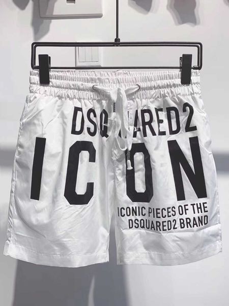 

new men's design shorts beach vacation d2 printed beach pants hawaii men's surf pants swimming shorts, Blue