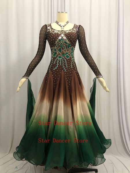 

ballroom competition dance dresses v back modern waltz dancing dress women standard ballroom dance skirt, Black;red