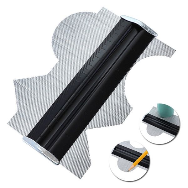 

2w#metal metric and inch scale contour profile gauge shape woodworking tool multifunction measuring tools 2019