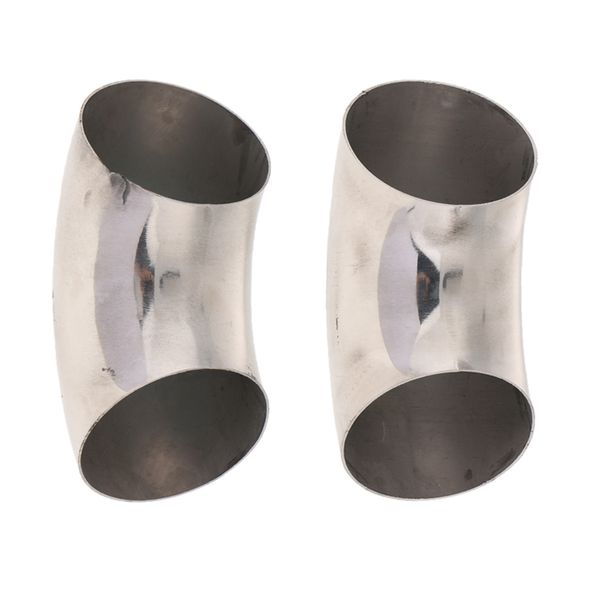 

car/auto 201 stainless steel 90degree bend 76mm elbow exhaust pipe 2.5+3 inch