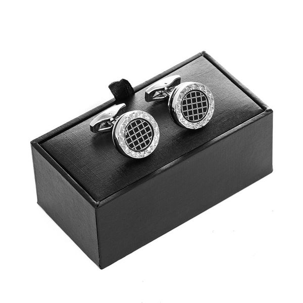 

men's cufflink classic silver plating wedding cuff link 10196, Silver;golden