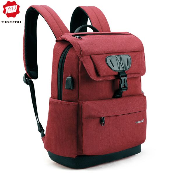 

tigernu multifunction backpack women fashion youth female usb 15.6 lapbackpack schoolbags for teenager girls mochila